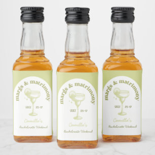 Pour Bouteilles De Liqueur Étiquettes Mini Cocktail Été Tropicale Enterrement