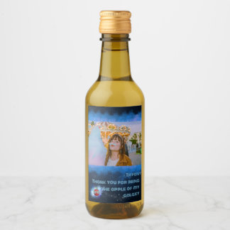 Pour Bouteilles De Vin Ajouter Votre Photo Merci Galaxy Étiquettes