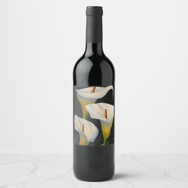 Pour Bouteilles De Vin Étiquette (Devant)