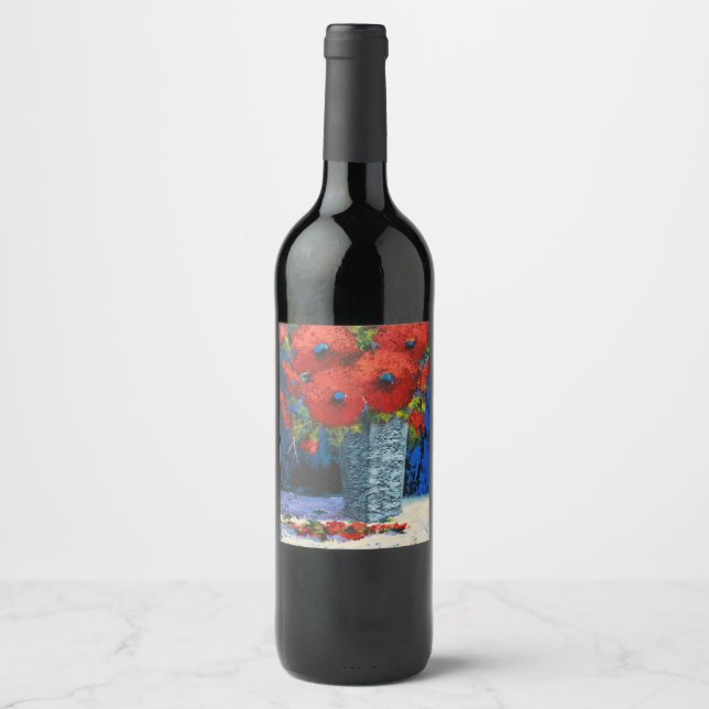 Pour Bouteilles De Vin Étiquette (Devant)