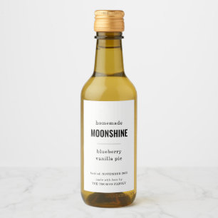 Pour Bouteilles De Vin Étiquettes Moonshine faits maison