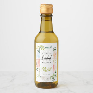 Pour Bouteilles De Vin Fleur Jolie Fête des mariées Mini Étiquettes du vi