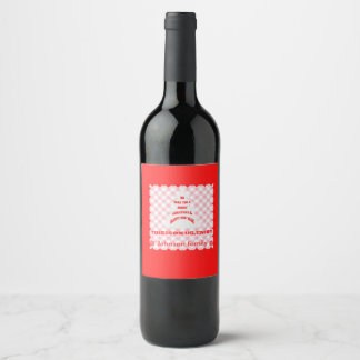 Pour Bouteilles De Vin Joyeux Noël étiquette tag cadeau