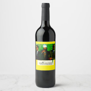 Pour Bouteilles De Vin M WINE JMT Custom Wine Bottle Étiquette (3,5 po x