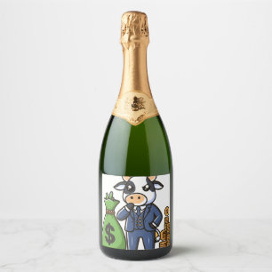 Pour Bouteilles De Vin Mousseux Amusement, et humour, champagne, étiquettes 🍾