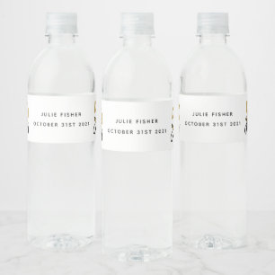 Pour Bouteilles D'eau 50 et fabuleux étiquette de fête d'anniversaire