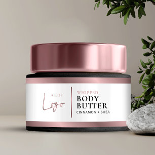 Pour Bouteilles D'eau Élégant Rose de bronze or logo Étiquette de jarre