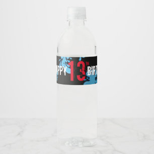 Pour Bouteilles D'eau Enfants Pool Party Anniversaire Étiquette de boute