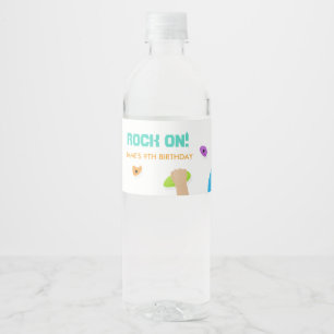 Pour Bouteilles D'eau Escalade Rocheuse colorée Favoriser Étiquette bout