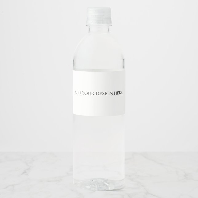 Pour Bouteilles D'eau Étiquette de bouteille (Devant)