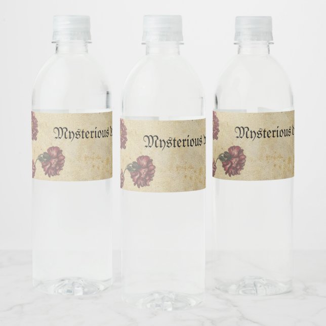 Pour Bouteilles D'eau Étiquette de bouteille de mariage gothique romanti (Bouteilles)