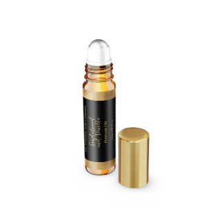 Pour Bouteilles D'eau Étiquette de la bouteille de parfum Noir et Faux O