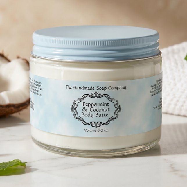 Pour Bouteilles D'eau Étiquette de pot de cosmétiques en papier parchemi (Créateur téléchargé)