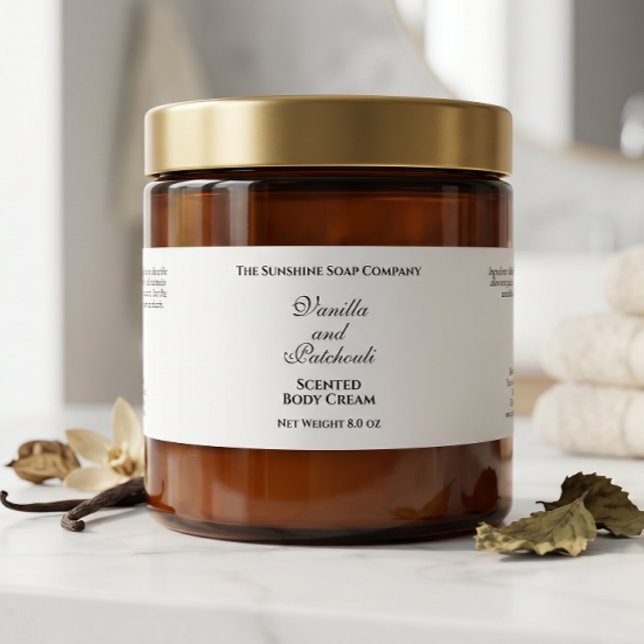 Pour Bouteilles D'eau Étiquette de pot de cosmétiques étanche de style c (Créateur téléchargé)