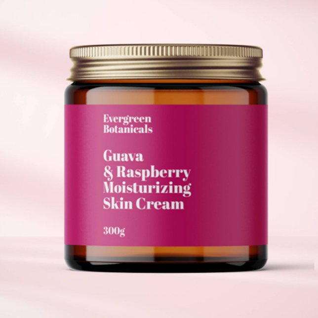 Pour Bouteilles D'eau Étiquette de pot moderne à eau rose chaud (Créateur téléchargé)