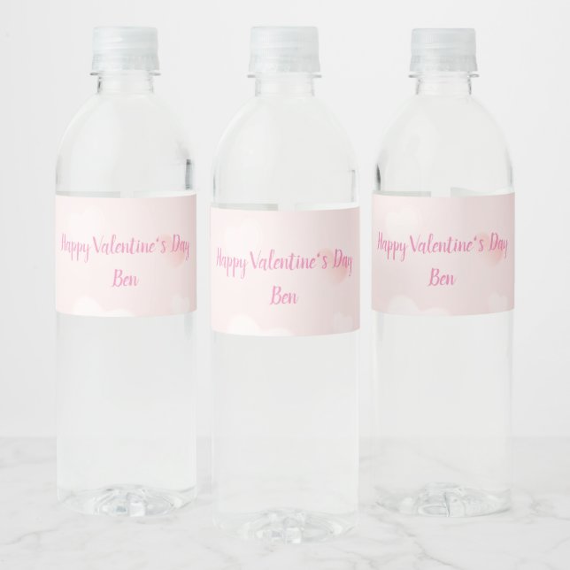Pour Bouteilles D'eau Heureuse Sainte-Valentin Étiquette de bouteille d' (Bouteilles)
