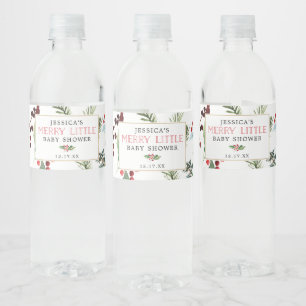 Pour Bouteilles D'eau Joyeux petit Baby shower Étiquette de bouteille d'