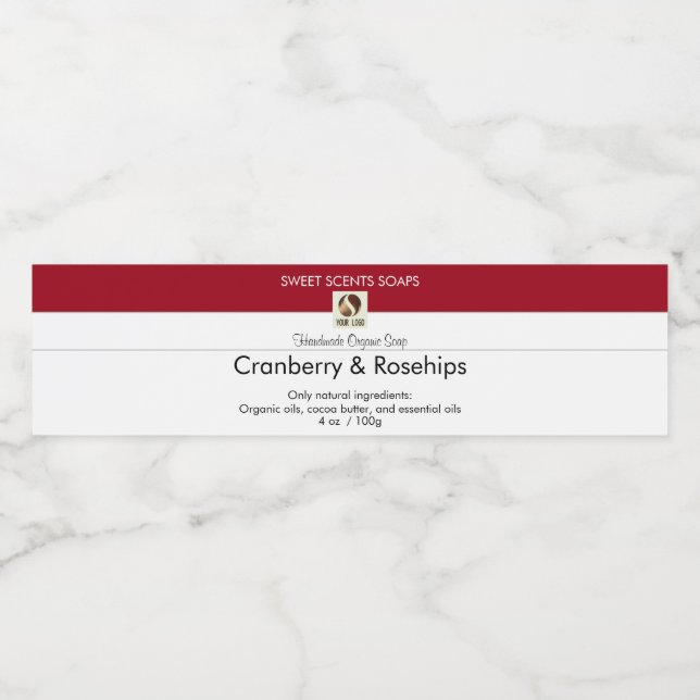 Pour Bouteilles D'eau Personnalisé Ajoutez votre logo Étiquette de boute (Étiquettes simples)