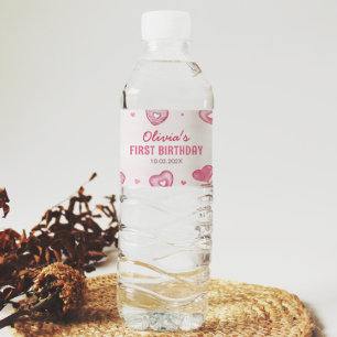 Pour Bouteilles D'eau Sweet Celebration Anniversaire Étiquette de boutei