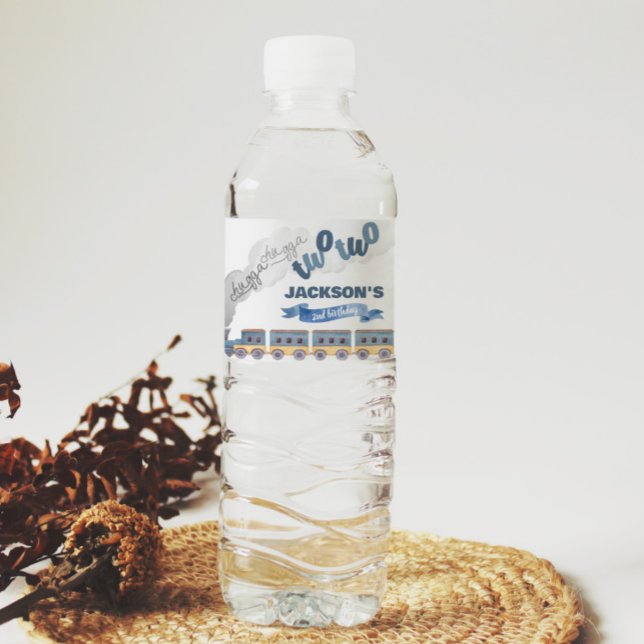 Pour Bouteilles D'eau Train Birday Water Bottle Étiquette Toutes les pen (Créateur téléchargé)