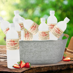 Pour Bouteilles D'eau Wet Your Whistet Giddy Up Étiquette de bouteille d