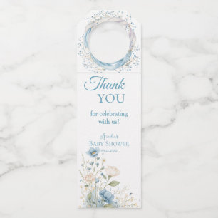Pour Bouteilles Étiquettes de suspension de bouteille Ruban Bleu S