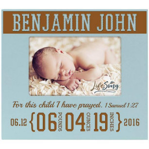 Pour ce garde d'enfants Cadre photo bleu