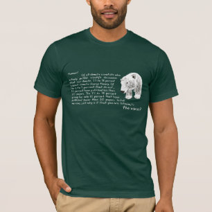 Pour cent d'obscurité du T-shirt d'ours blanc