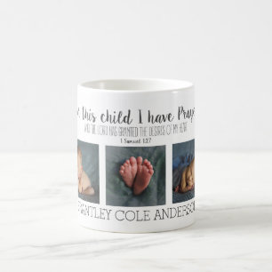 Pour cet enfant, j'ai prié Baby Photo Mug
