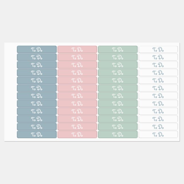 Pour effectuer des Étiquettes de planificateur (Feuille)