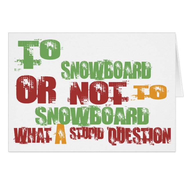 Pour faire du surf des neiges (Devant horizontal)