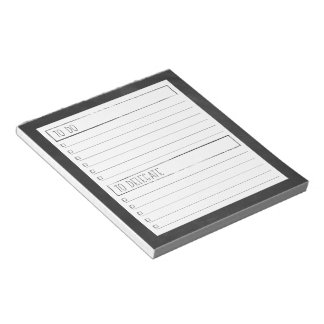 Pour faire et pour déléguer des blocs-notes