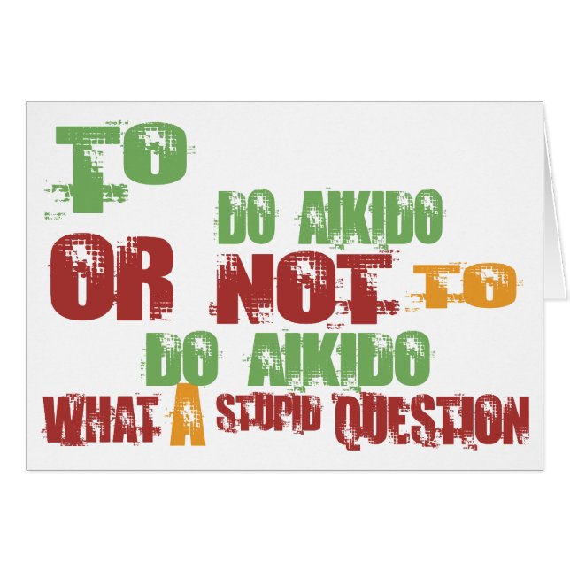 Pour faire l'Aikido (Devant horizontal)