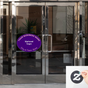 Pour Fenêtre Autocollant de marque commerciale sur forme ovale 