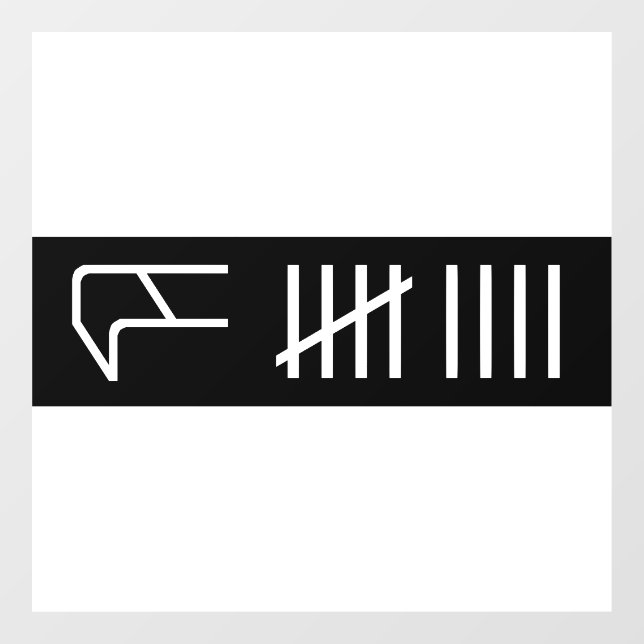 Pour Fenêtre Autocollant de score de trottoir (Feuille)