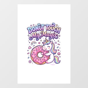 Pour Fenêtre Autocollant idée cadeau magique Licorne Donut Touc
