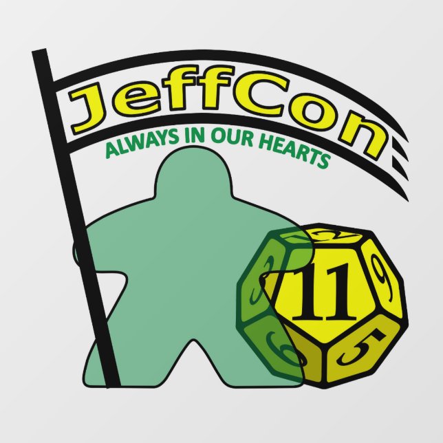 Pour Fenêtre Autocollant JeffCon11 (Feuille)