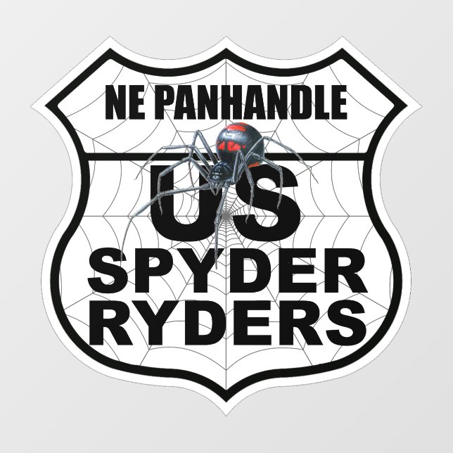 Pour Fenêtre Chapitre de Nebraska Panhandle - Autocollant Logo  (Feuille)