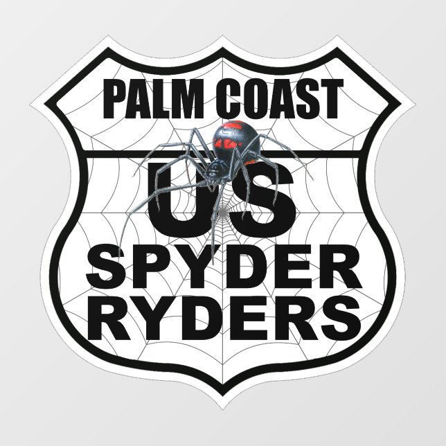 Pour Fenêtre Chapitre de Palm Coast - Autocollant Logo du chapi (Feuille)
