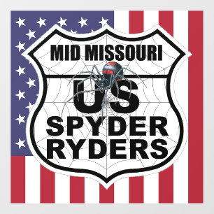 Pour Fenêtre Chapitre du centre du Missouri - Autocollant Drape