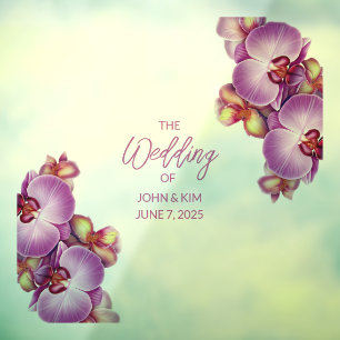 Pour Fenêtre Décal et autocollant mariage Monogramme