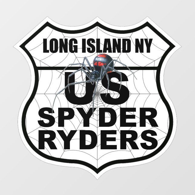 Pour Fenêtre Logo du chapitre de Long Island NY - Autocollant (Feuille)