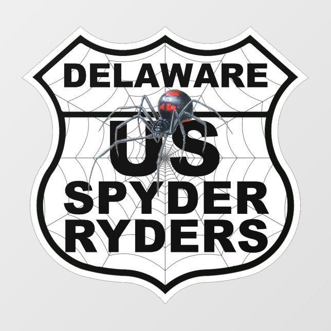 Pour Fenêtre Logo du chapitre Delaware - Autocollant (Feuille)