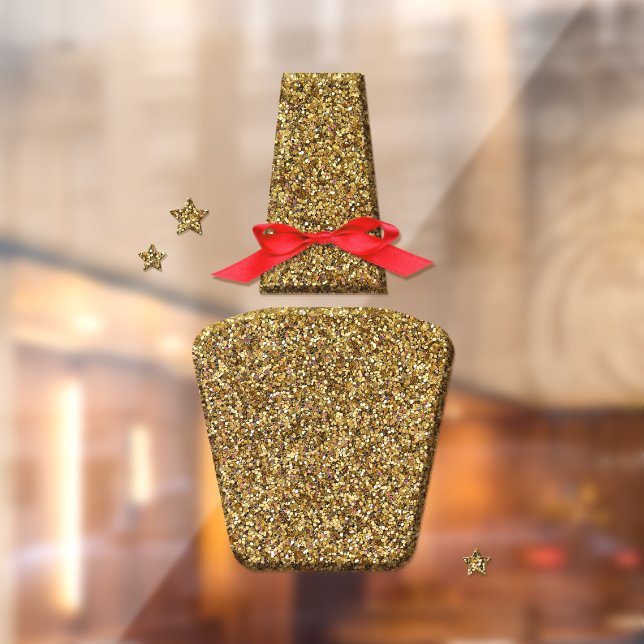 Pour Fenêtre Parties scintillant d'or NEL autocollant de salon (Feuille 2)