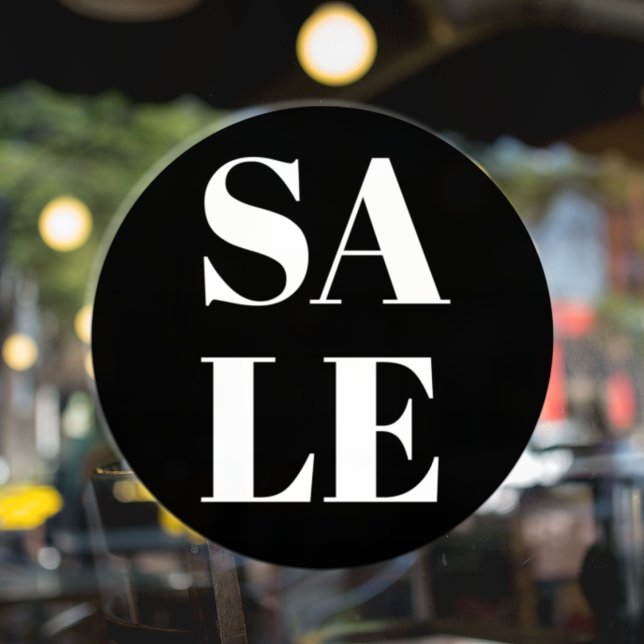 Pour Fenêtre Vente de vitrine de magasin moderne autocollant de (Créateur téléchargé)