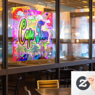 Pour Fenêtre Vue de Cape Town Express Vitre Autocollant