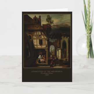Pour Fêtes Annuelles Adoration des Cartes de Noël des bergers