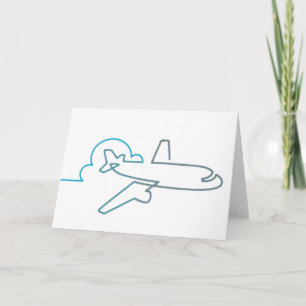 Pour Fêtes Annuelles AVIONS - cartes de voeux