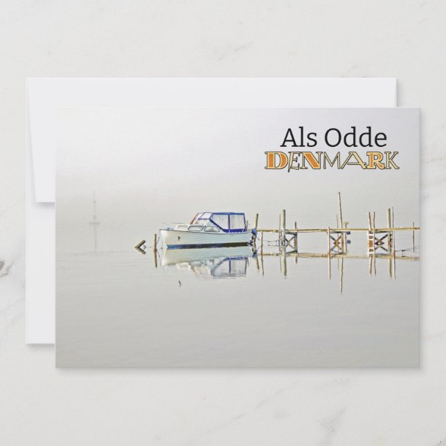 Pour Fêtes Annuelles Belles Cartes De Voeux Du Danemark! (Devant)