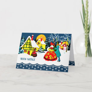 Pour Fêtes Annuelles Buon Natale. Cartes de Noël en italien